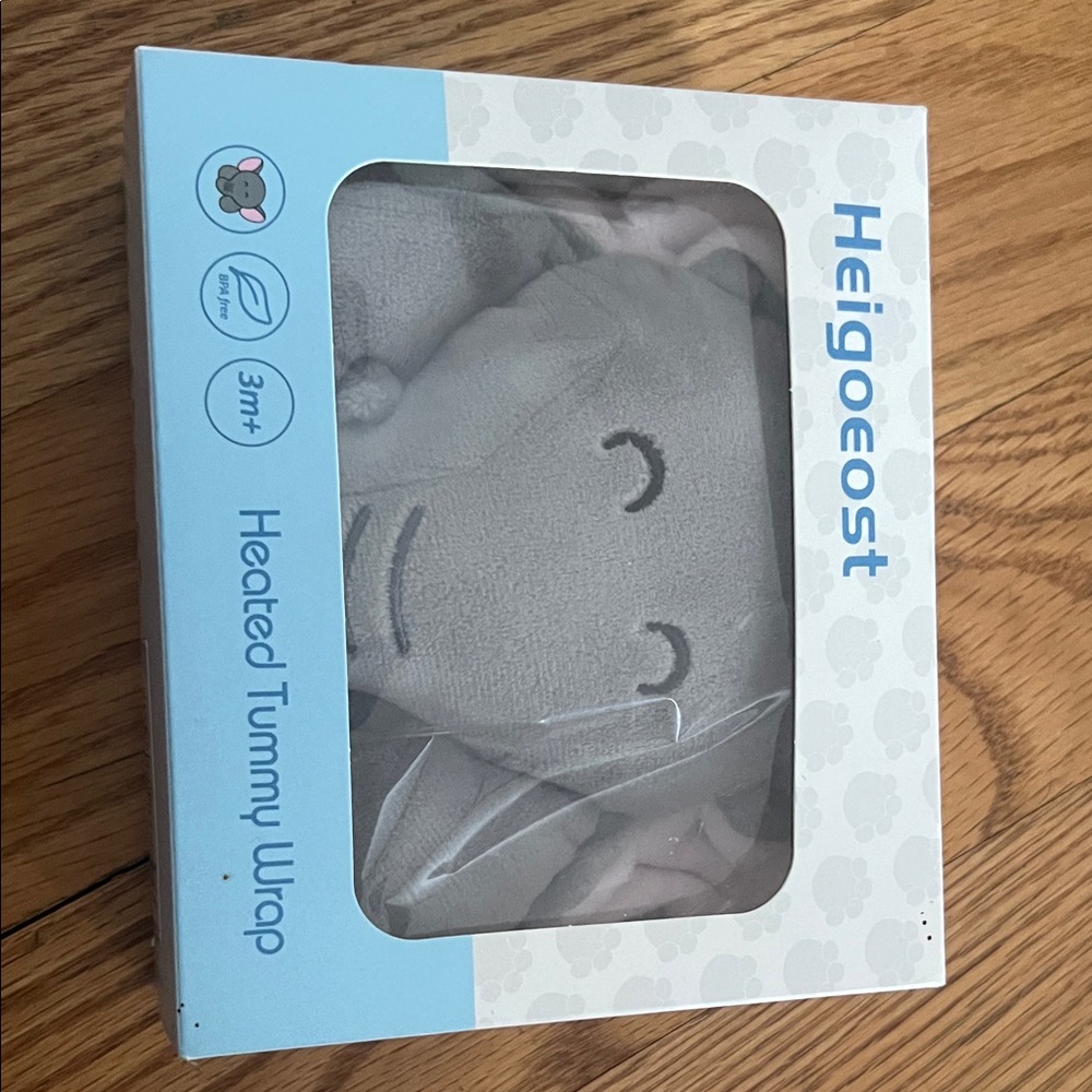 Gray Heated Tummy Wrap for Kids